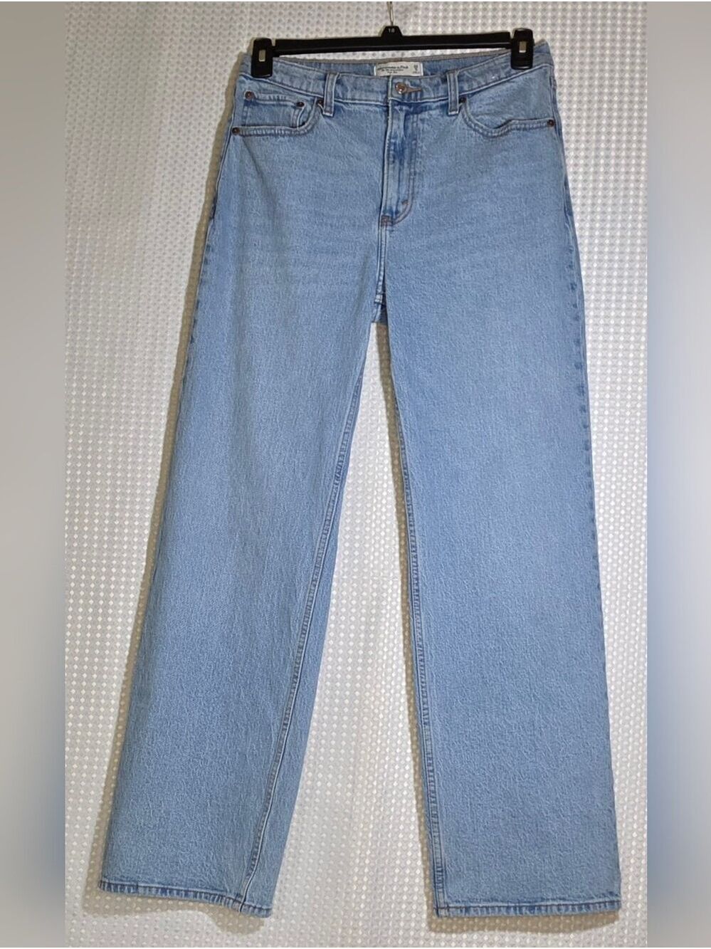 Abercrombie & Fitch 90s Relaxed Jean High Rise Light Wash Jeans Size 29 - Picture 3 of 11